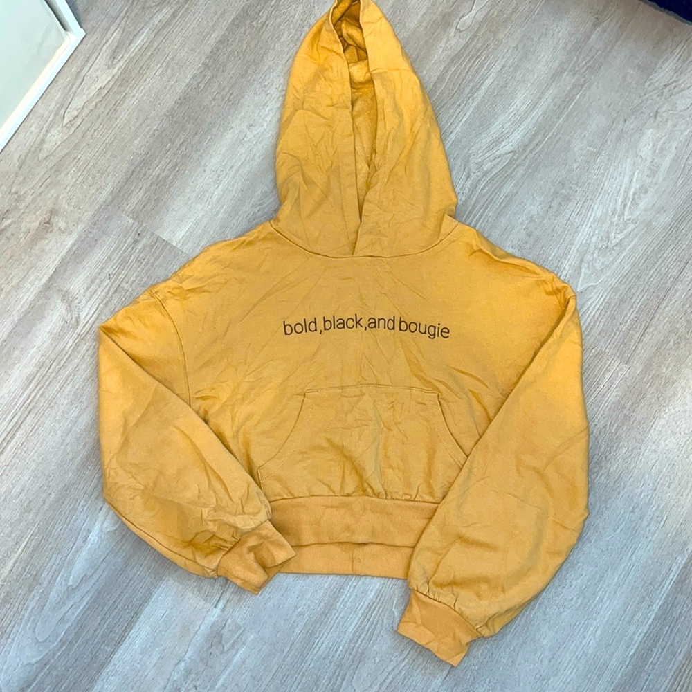 Black History Month Cropped Pullover